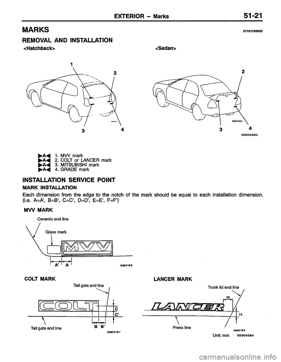 MITSUBISHI COLT 1996 Workshop Manual MITSUBISHI COLT 1996 Workshop Manual