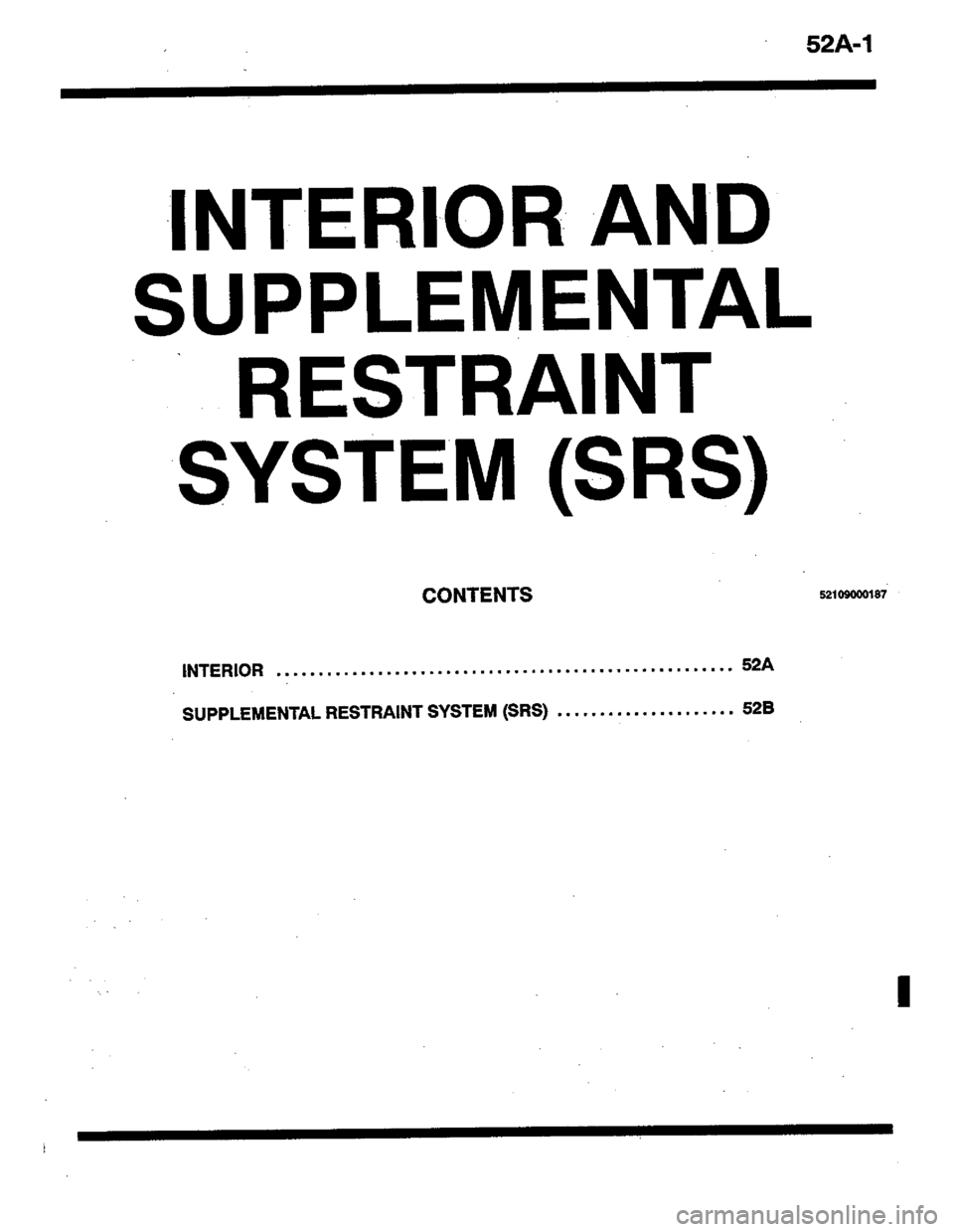 MITSUBISHI COLT 1996 Workshop Manual MITSUBISHI COLT 1996 Workshop Manual