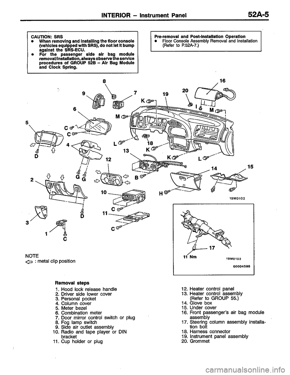 MITSUBISHI COLT 1996 Workshop Manual MITSUBISHI COLT 1996 Workshop Manual