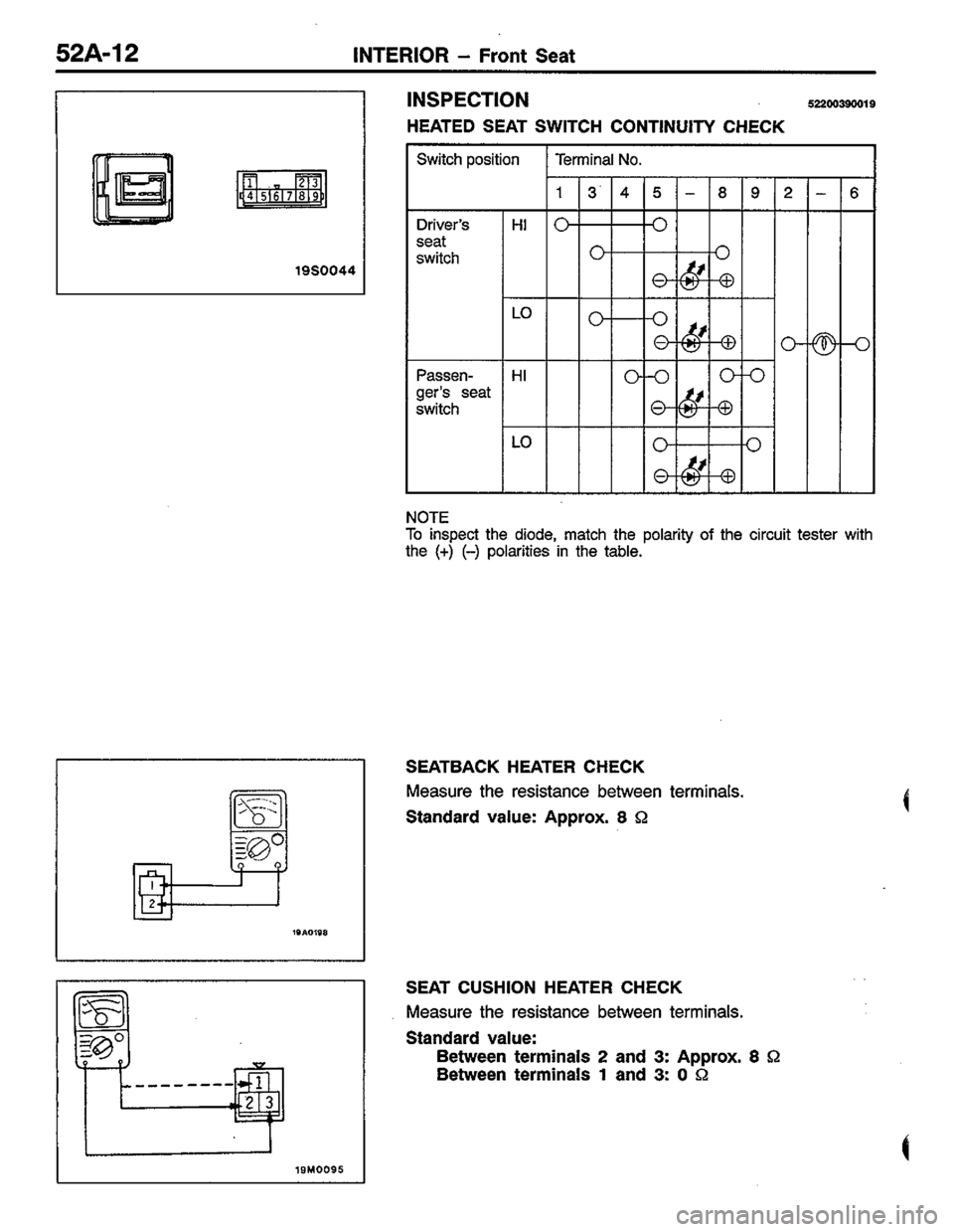 MITSUBISHI COLT 1996 Workshop Manual MITSUBISHI COLT 1996 Workshop Manual