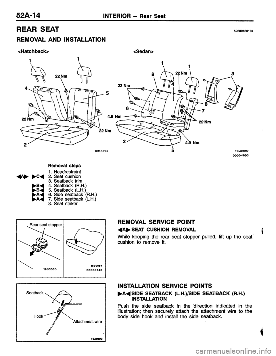 MITSUBISHI COLT 1996 Workshop Manual MITSUBISHI COLT 1996 Workshop Manual