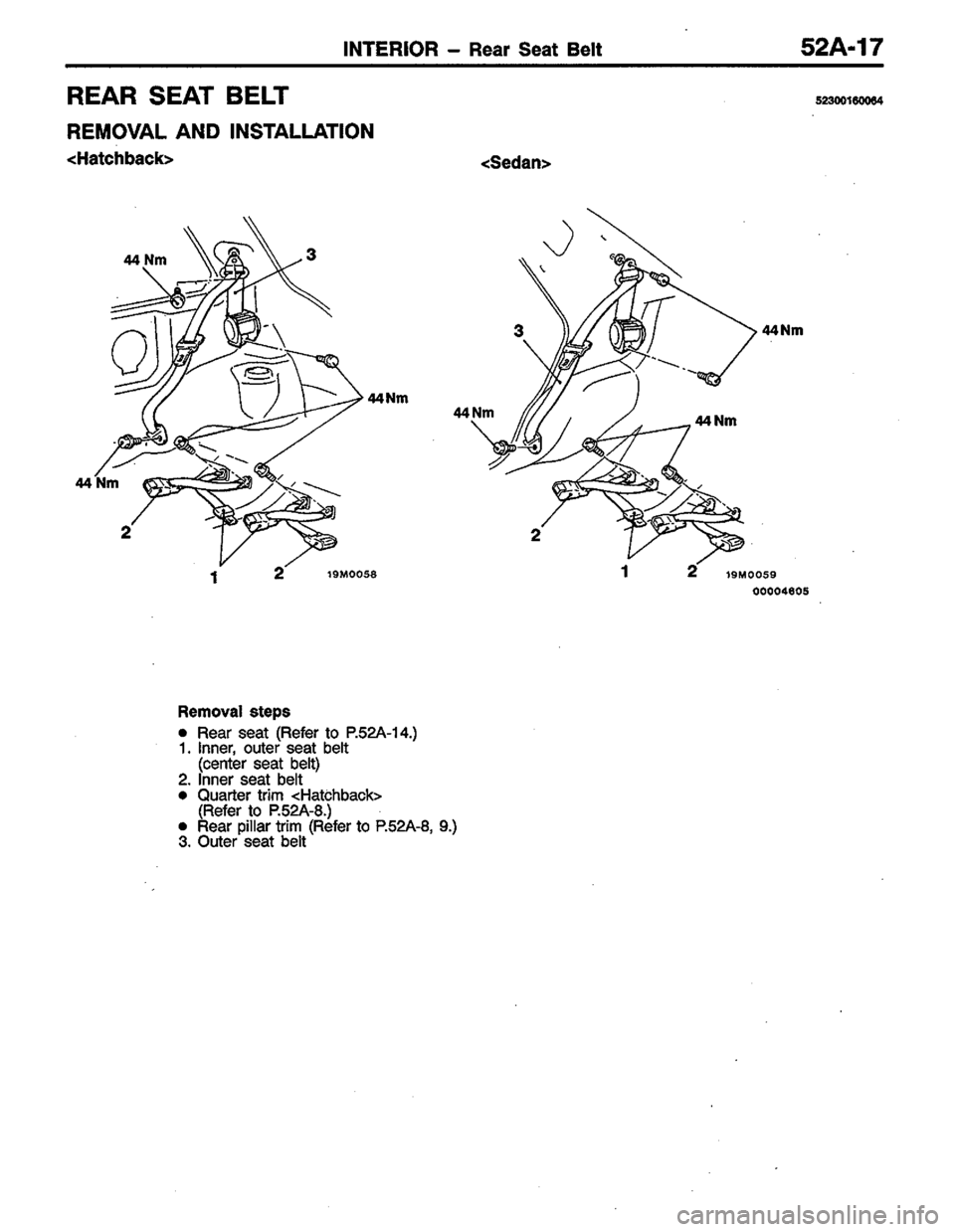 MITSUBISHI COLT 1996 Workshop Manual MITSUBISHI COLT 1996 Workshop Manual