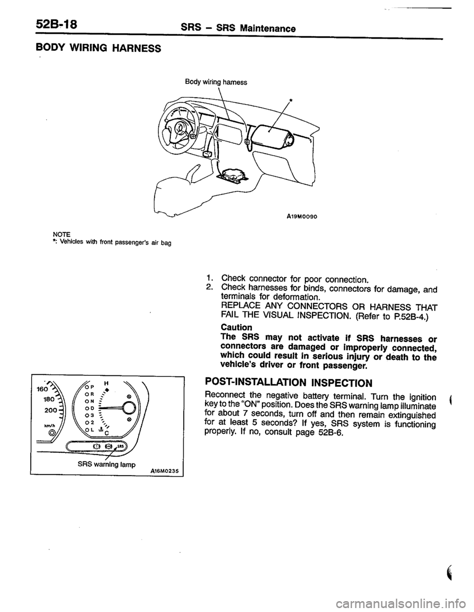 MITSUBISHI COLT 1996 Workshop Manual MITSUBISHI COLT 1996 Workshop Manual
