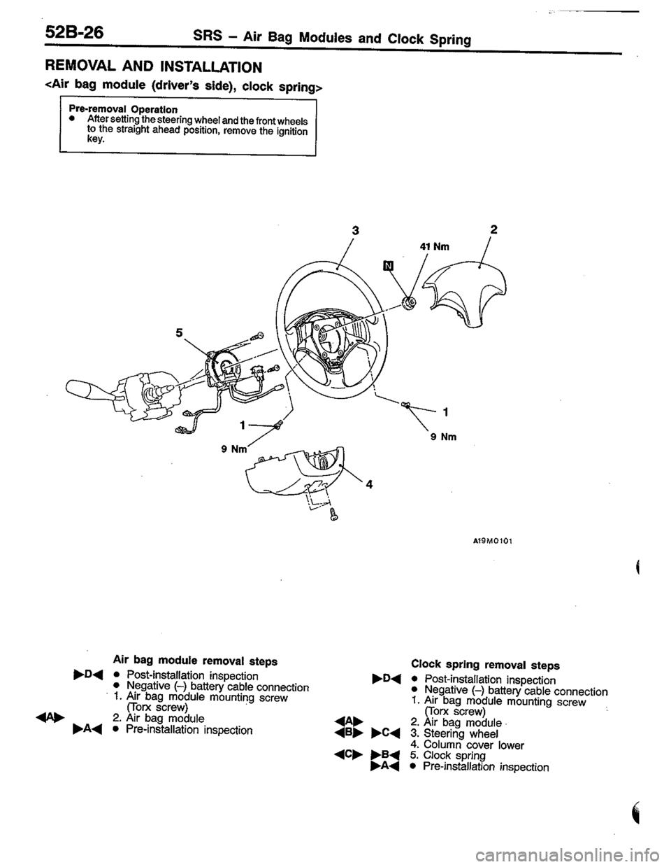 MITSUBISHI COLT 1996 Workshop Manual MITSUBISHI COLT 1996 Workshop Manual