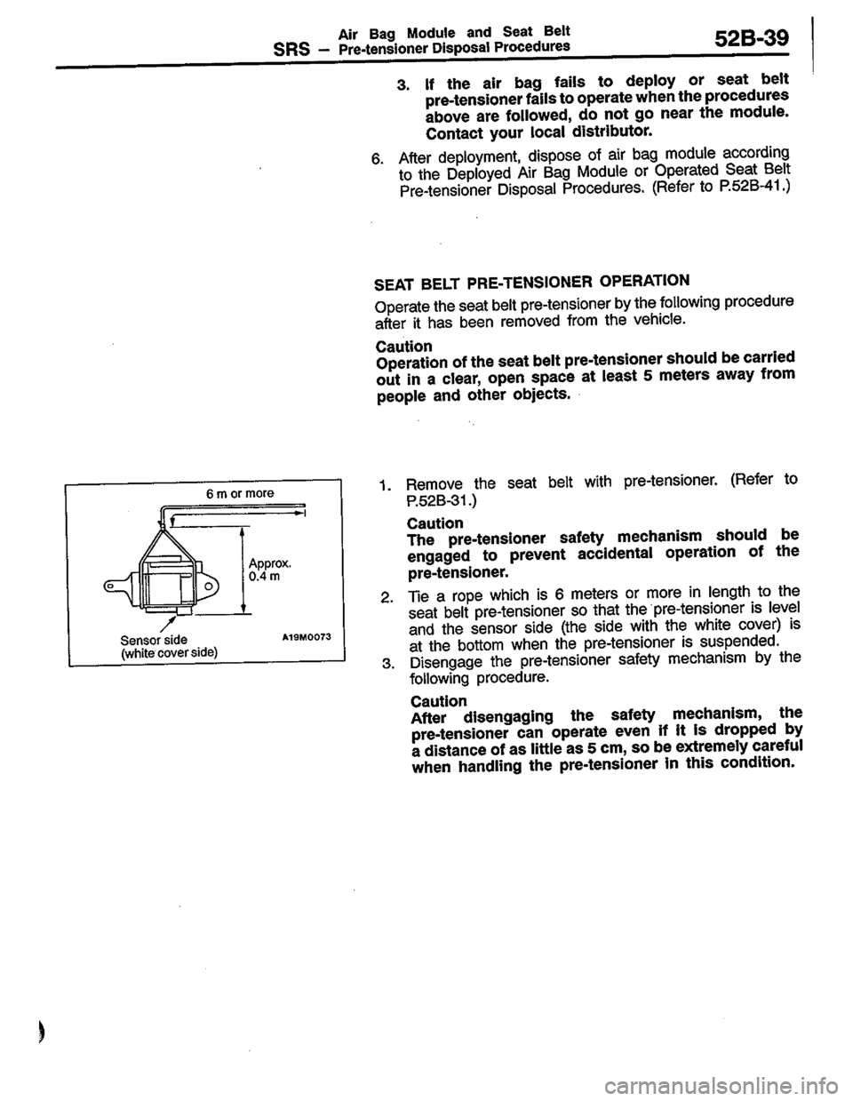 MITSUBISHI COLT 1996 Workshop Manual MITSUBISHI COLT 1996 Workshop Manual