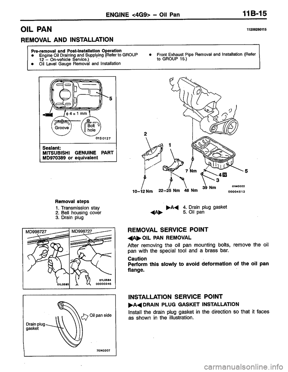MITSUBISHI COLT 1996 Manual PDF MITSUBISHI COLT 1996 Manual PDF