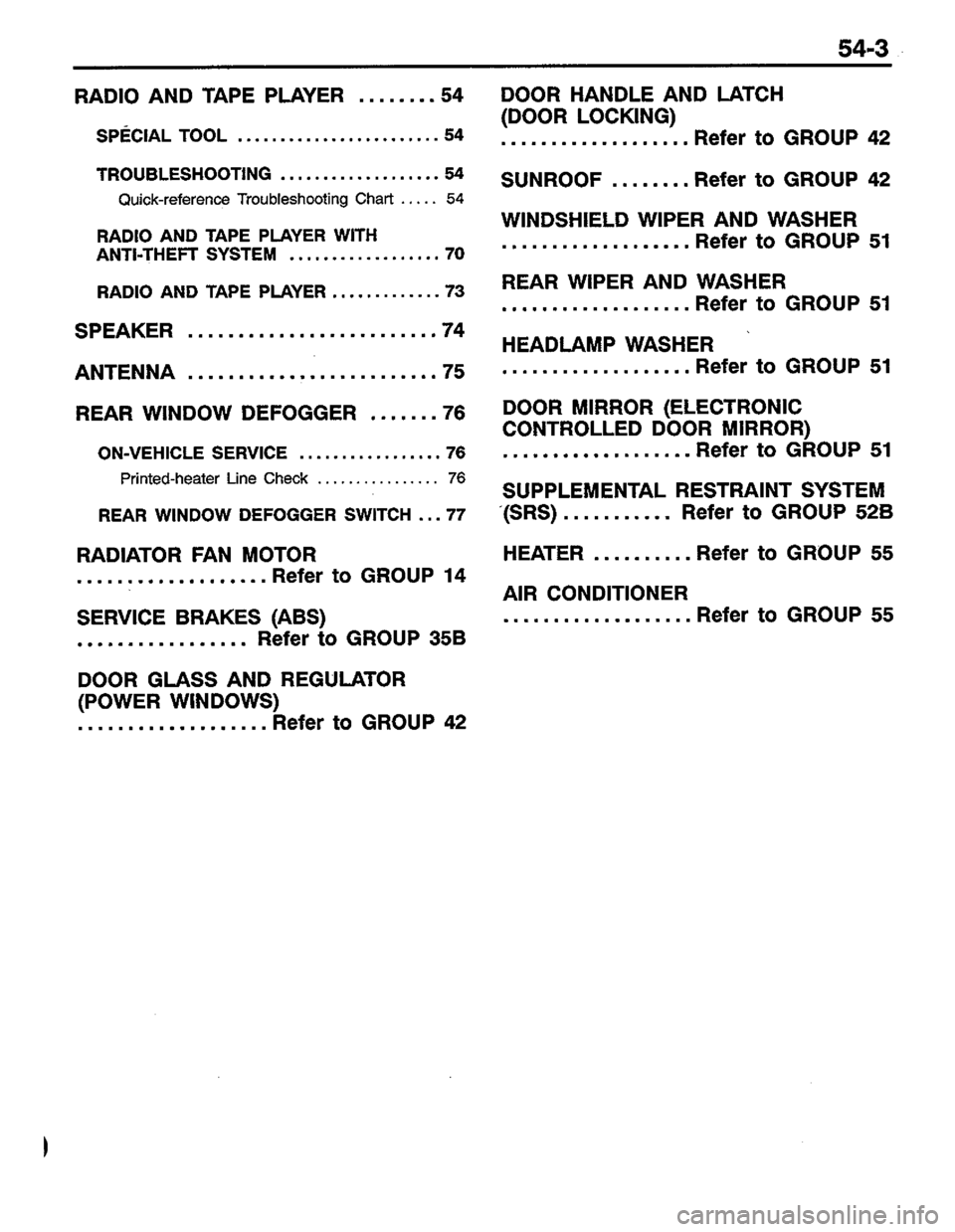 MITSUBISHI COLT 1996 Workshop Manual MITSUBISHI COLT 1996 Workshop Manual