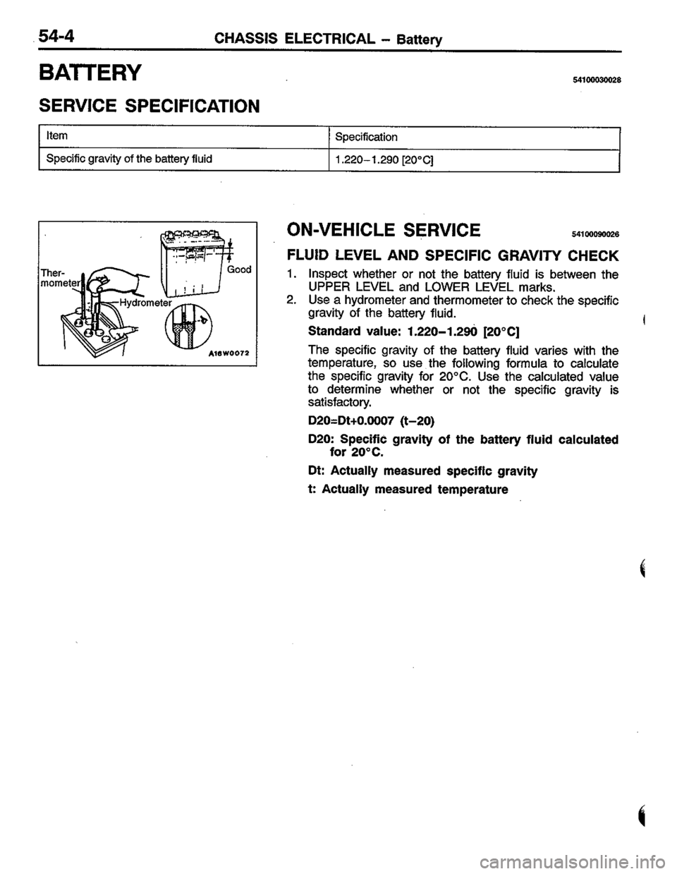MITSUBISHI COLT 1996 Workshop Manual MITSUBISHI COLT 1996 Workshop Manual