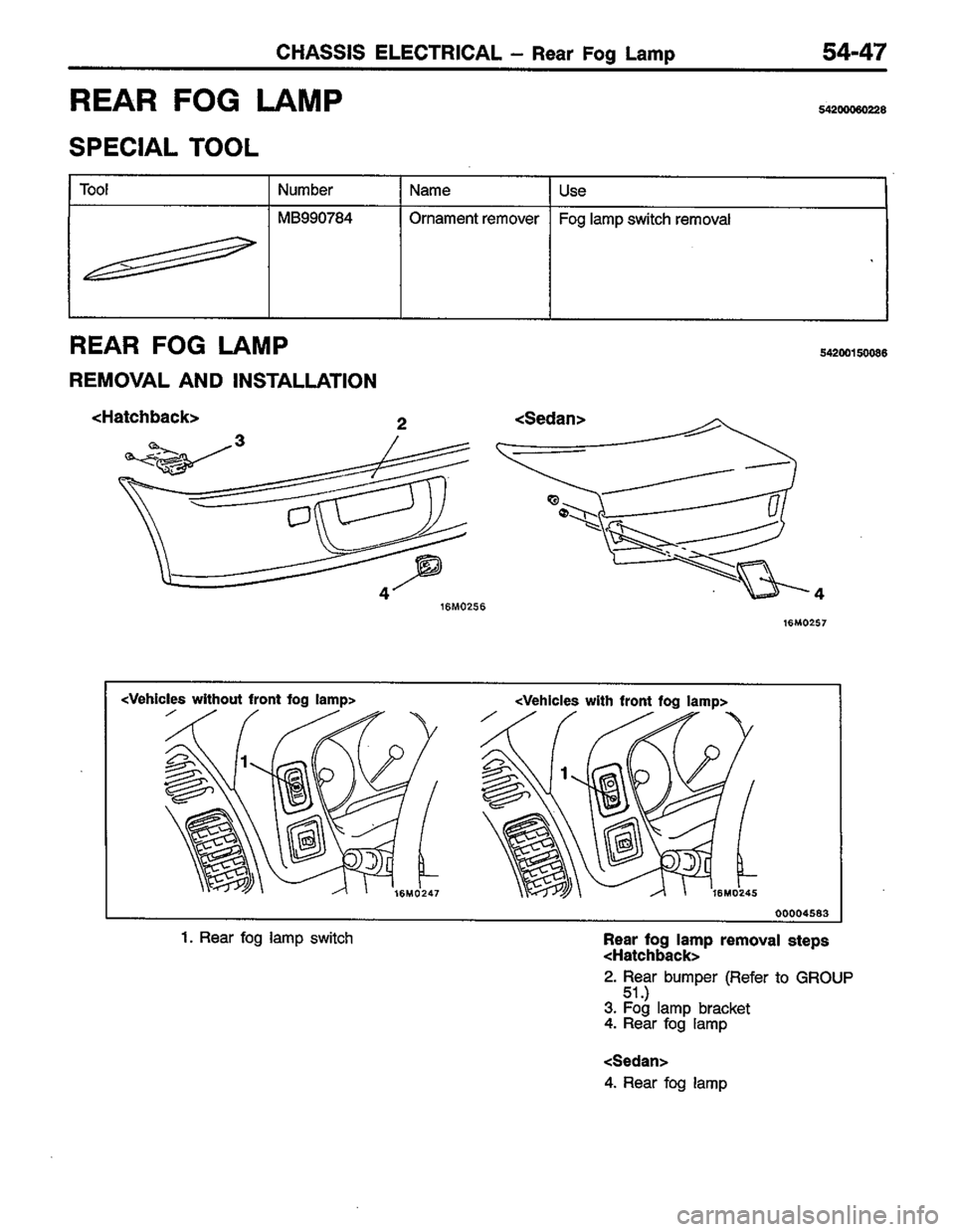 MITSUBISHI COLT 1996 Workshop Manual MITSUBISHI COLT 1996 Workshop Manual