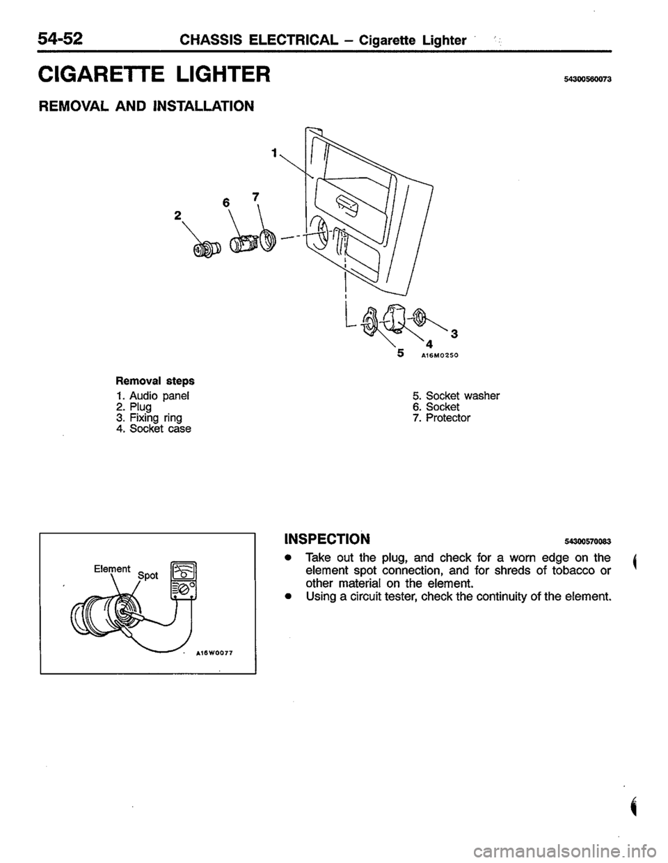 MITSUBISHI COLT 1996 Workshop Manual MITSUBISHI COLT 1996 Workshop Manual