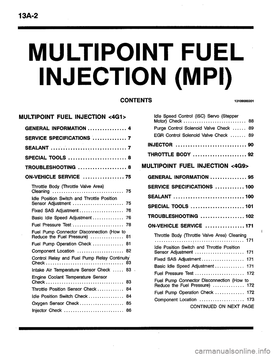 MITSUBISHI COLT 1996 Owners Manual MITSUBISHI COLT 1996 Owners Manual
