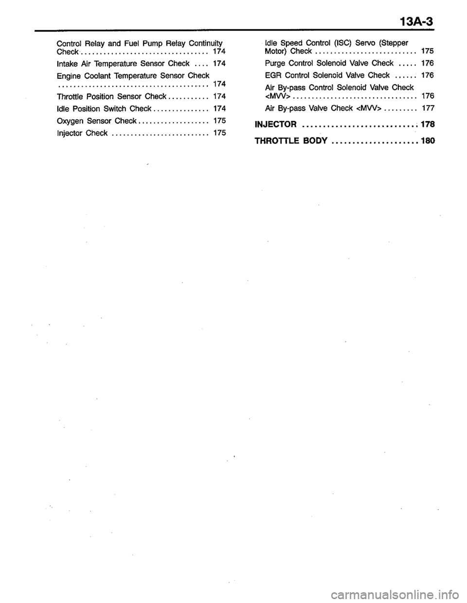 MITSUBISHI COLT 1996 Owners Manual MITSUBISHI COLT 1996 Owners Manual