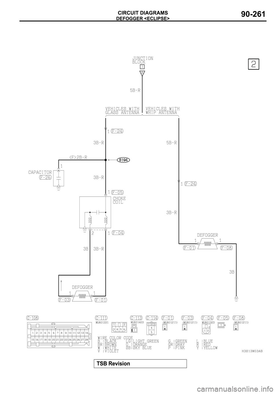 MITSUBISHI ECLIPSE 2003  Service Repair Manual 