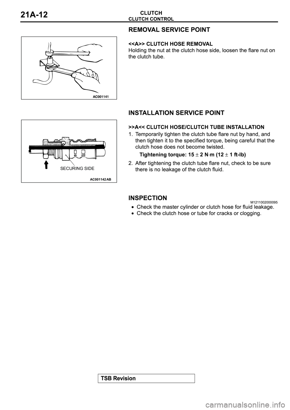 MITSUBISHI ECLIPSE 2003 Service Repair Manual AC001142
SECURING SIDE
AB MITSUBISHI ECLIPSE 2003 Service Repair Manual AC001142
SECURING SIDE
AB