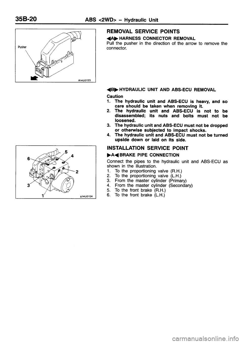 MITSUBISHI ECLIPSE 1998 Owners Manual MITSUBISHI ECLIPSE 1998 Owners Manual