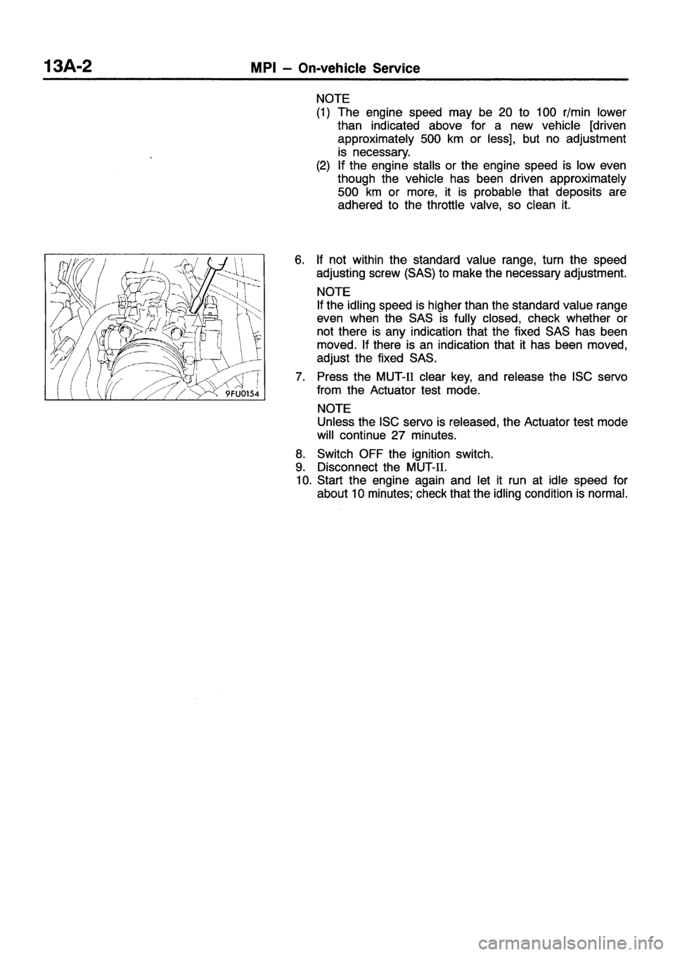 MITSUBISHI ECLIPSE 1998  Workshop Manual 