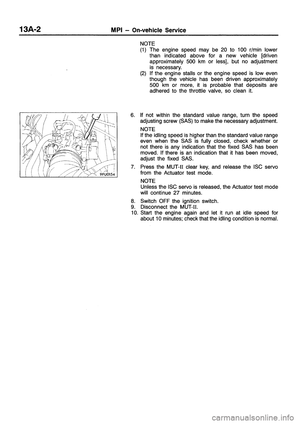 MITSUBISHI ECLIPSE 1998 Workshop Manual MITSUBISHI ECLIPSE 1998 Workshop Manual