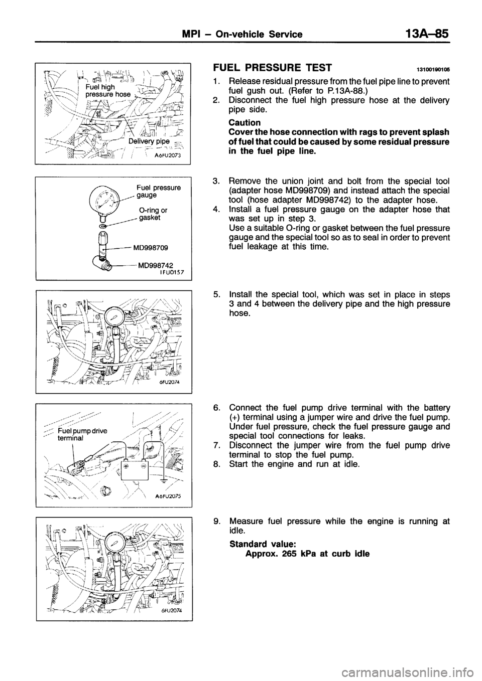 MITSUBISHI ECLIPSE 1996 Workshop Manual MITSUBISHI ECLIPSE 1996 Workshop Manual