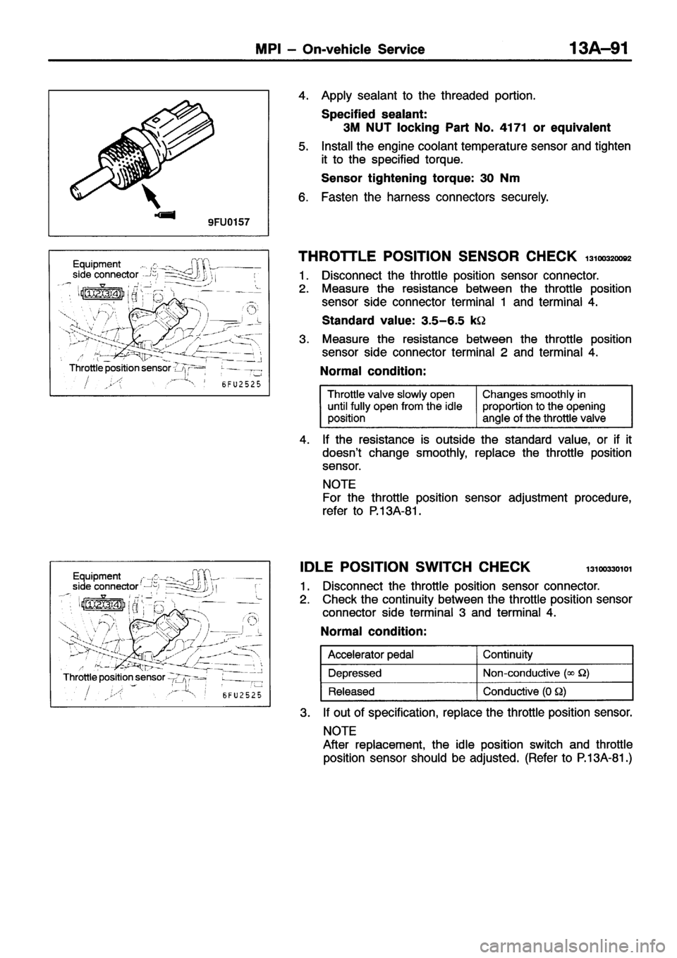 MITSUBISHI ECLIPSE 1996 Workshop Manual MITSUBISHI ECLIPSE 1996 Workshop Manual