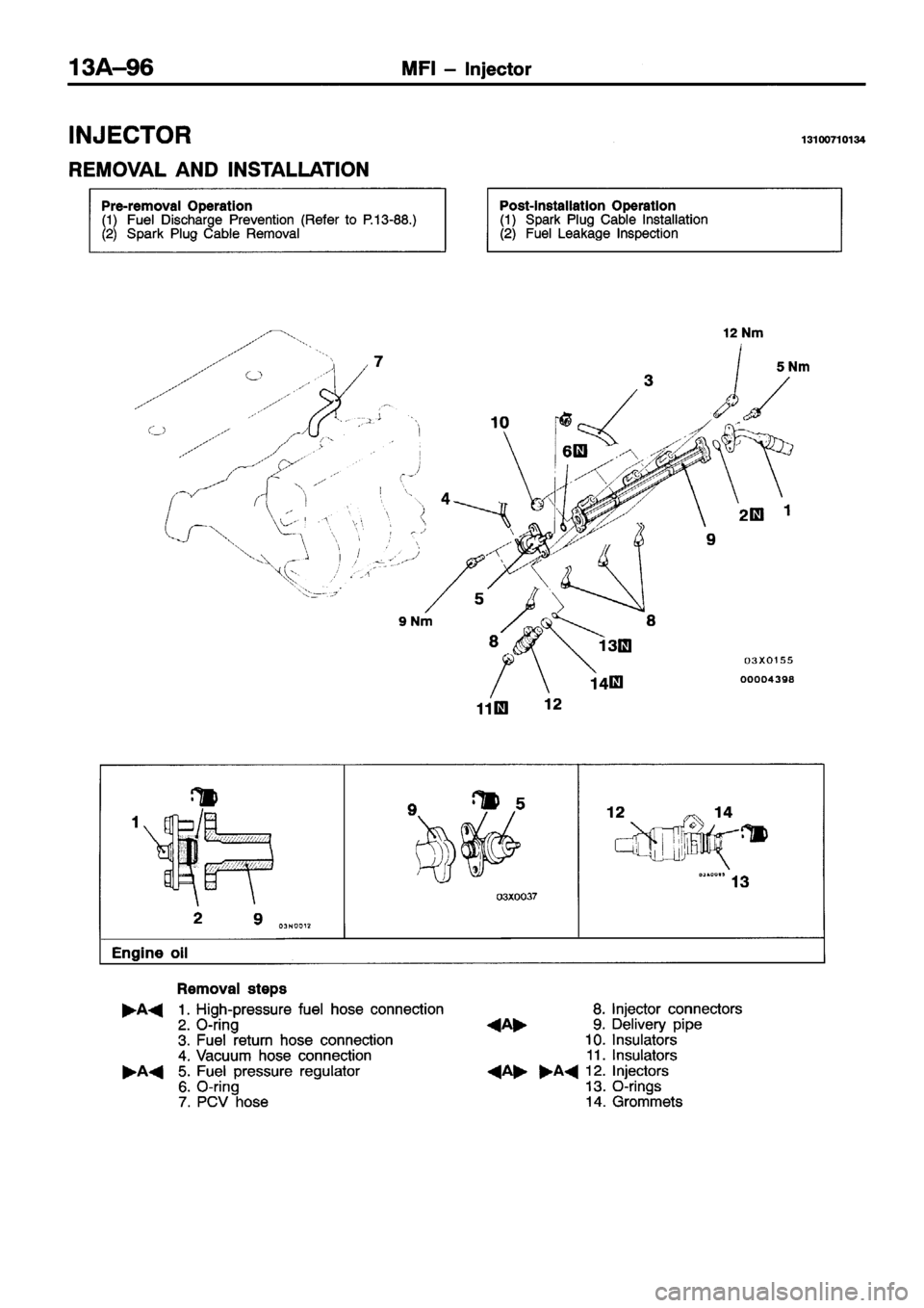 MITSUBISHI ECLIPSE 1996 Workshop Manual MITSUBISHI ECLIPSE 1996 Workshop Manual