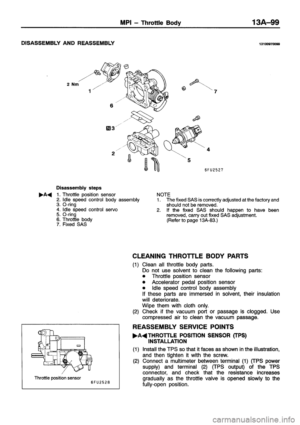 MITSUBISHI ECLIPSE 1996 Workshop Manual MITSUBISHI ECLIPSE 1996 Workshop Manual