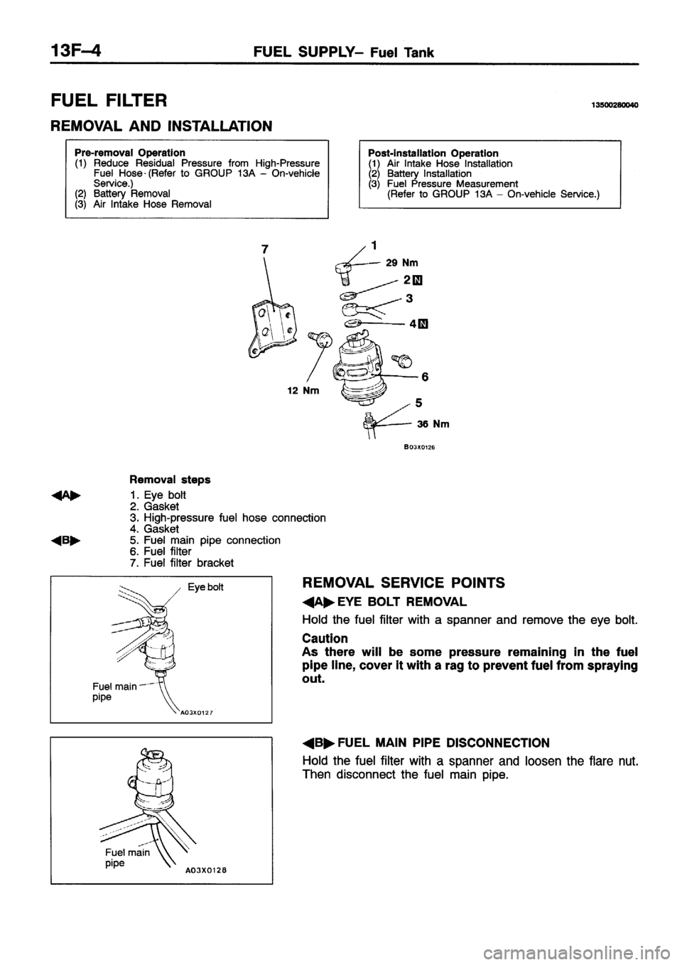 MITSUBISHI ECLIPSE 1996 Workshop Manual MITSUBISHI ECLIPSE 1996 Workshop Manual