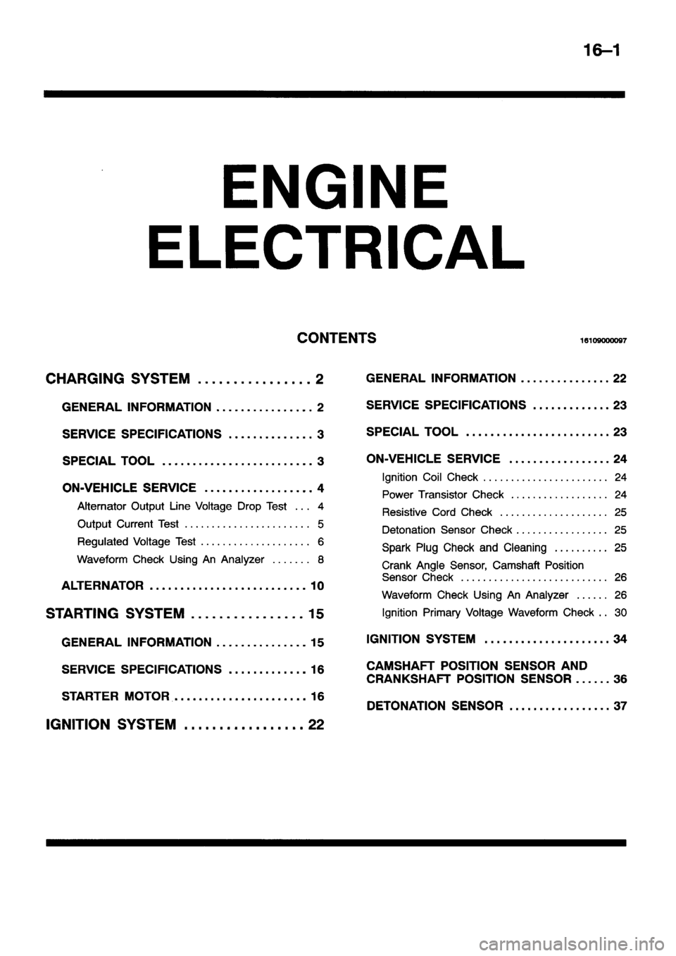 MITSUBISHI ECLIPSE 1996 Workshop Manual MITSUBISHI ECLIPSE 1996 Workshop Manual