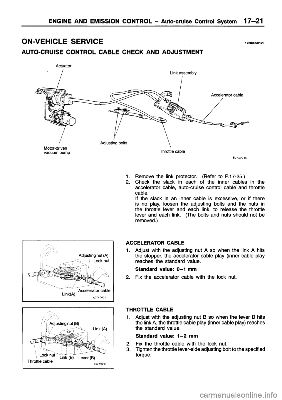 MITSUBISHI ECLIPSE 1996  Workshop Manual 