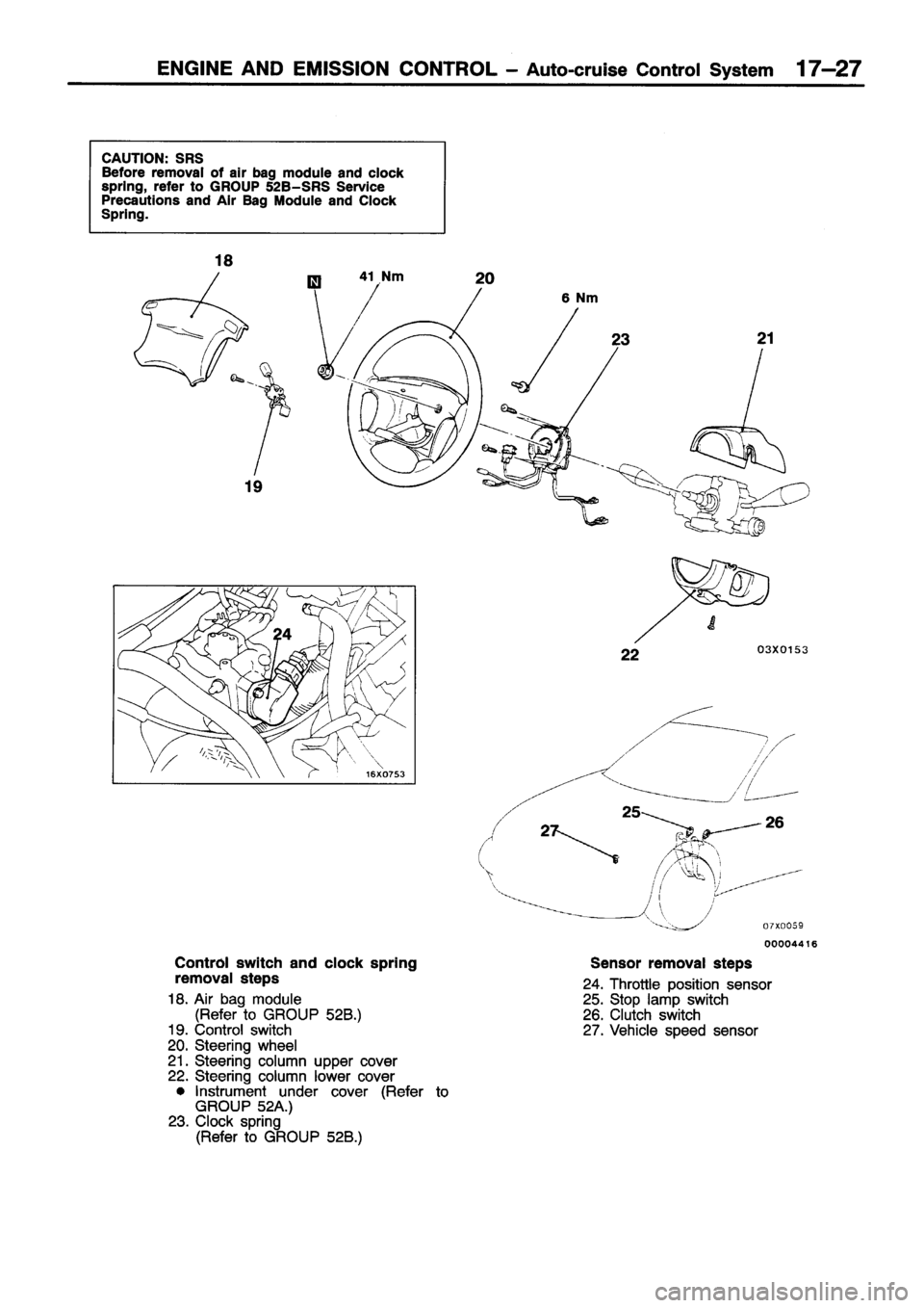 MITSUBISHI ECLIPSE 1996  Workshop Manual 