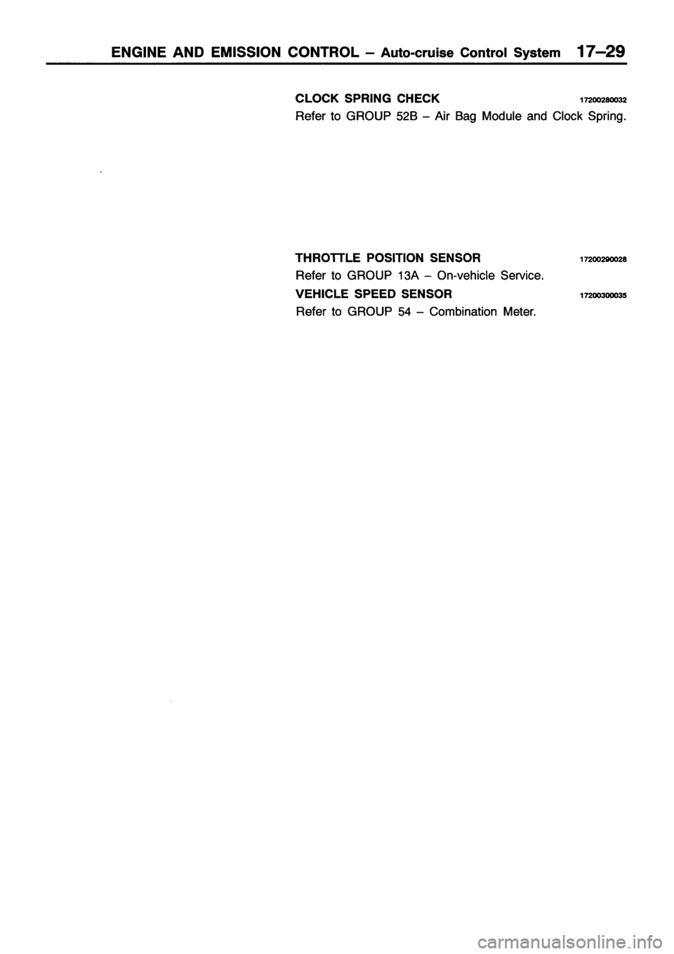 MITSUBISHI ECLIPSE 1996  Workshop Manual 