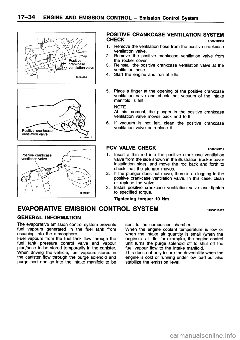 MITSUBISHI ECLIPSE 1996 Workshop Manual MITSUBISHI ECLIPSE 1996 Workshop Manual
