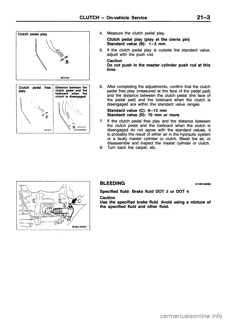 MITSUBISHI ECLIPSE 1996  Workshop Manual 