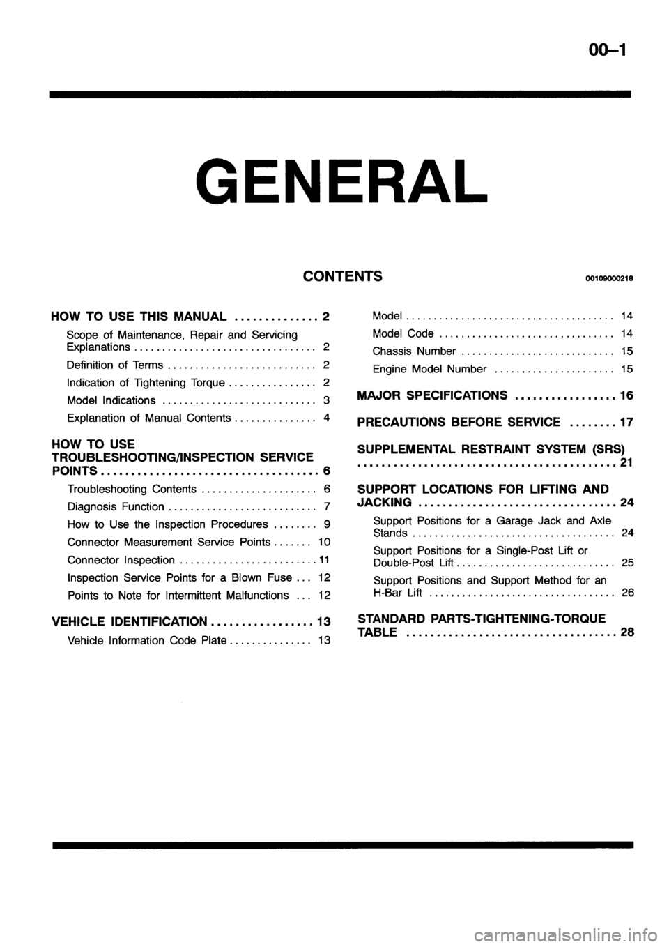 MITSUBISHI ECLIPSE 1996  Workshop Manual 