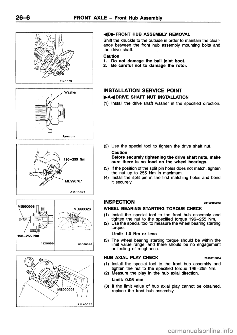 MITSUBISHI ECLIPSE 1996 Workshop Manual MITSUBISHI ECLIPSE 1996 Workshop Manual