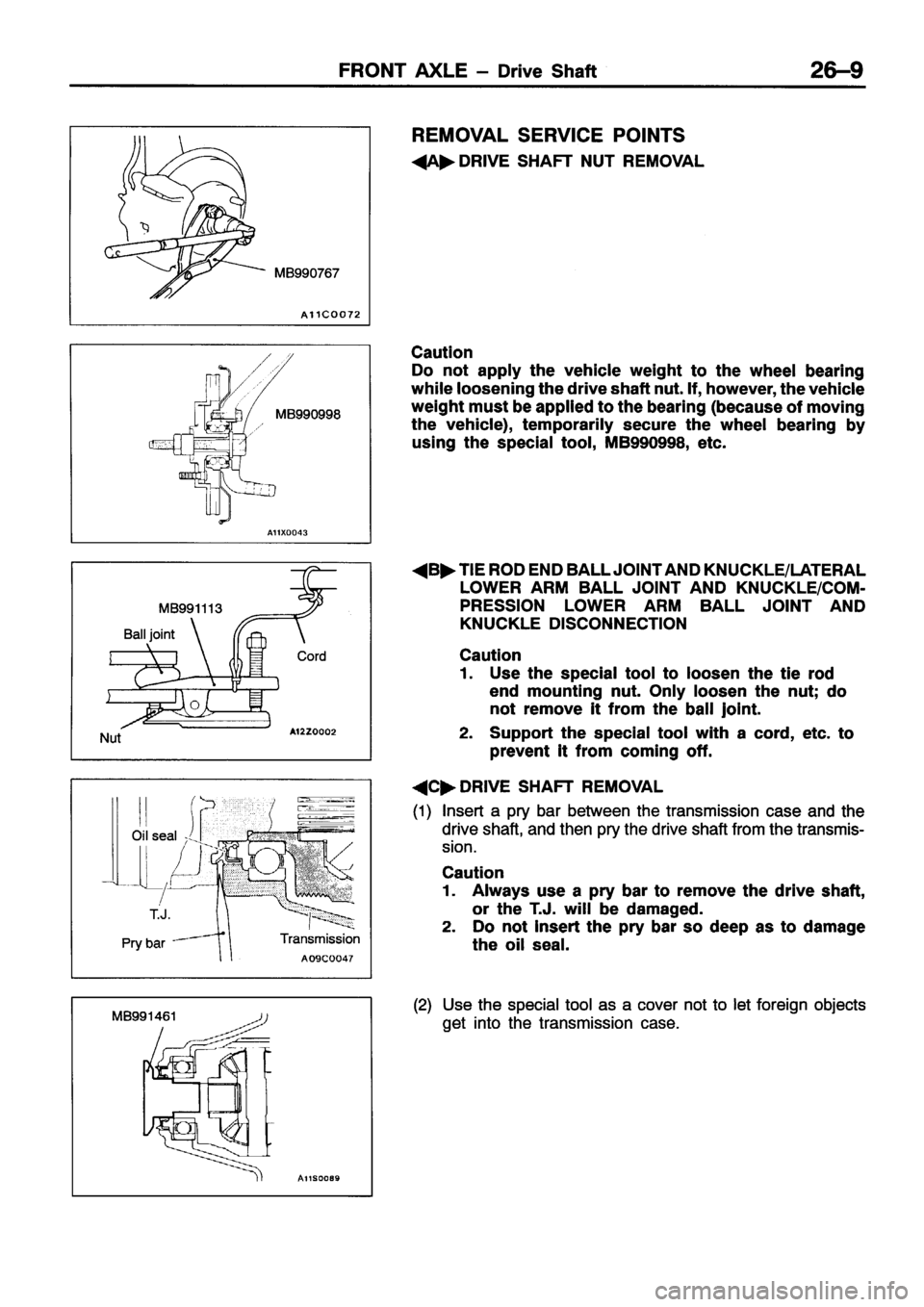 MITSUBISHI ECLIPSE 1996 Workshop Manual MITSUBISHI ECLIPSE 1996 Workshop Manual