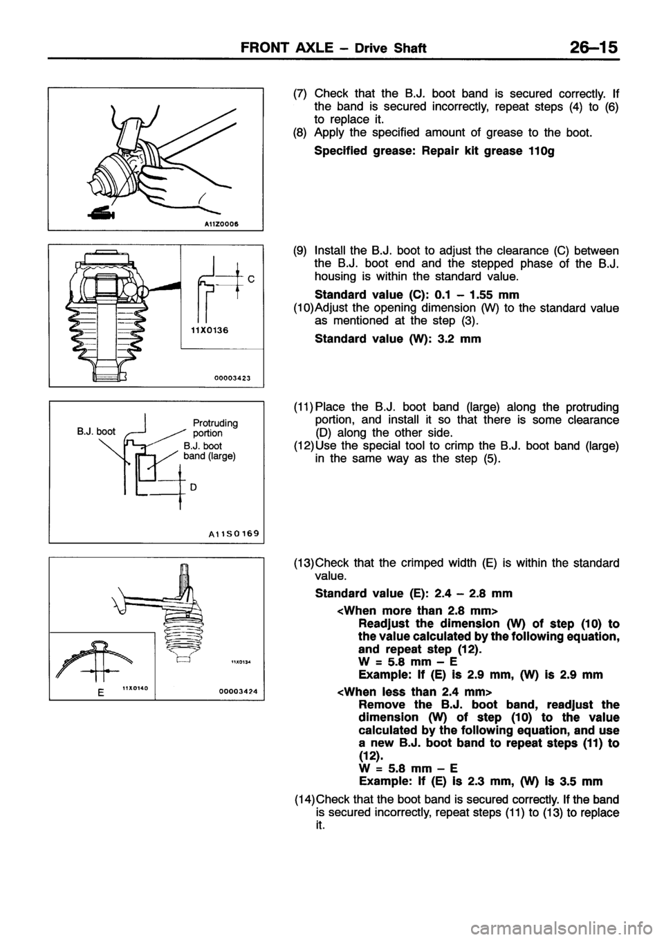 MITSUBISHI ECLIPSE 1996 Workshop Manual MITSUBISHI ECLIPSE 1996 Workshop Manual