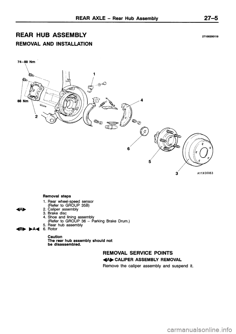 MITSUBISHI ECLIPSE 1996 Workshop Manual MITSUBISHI ECLIPSE 1996 Workshop Manual