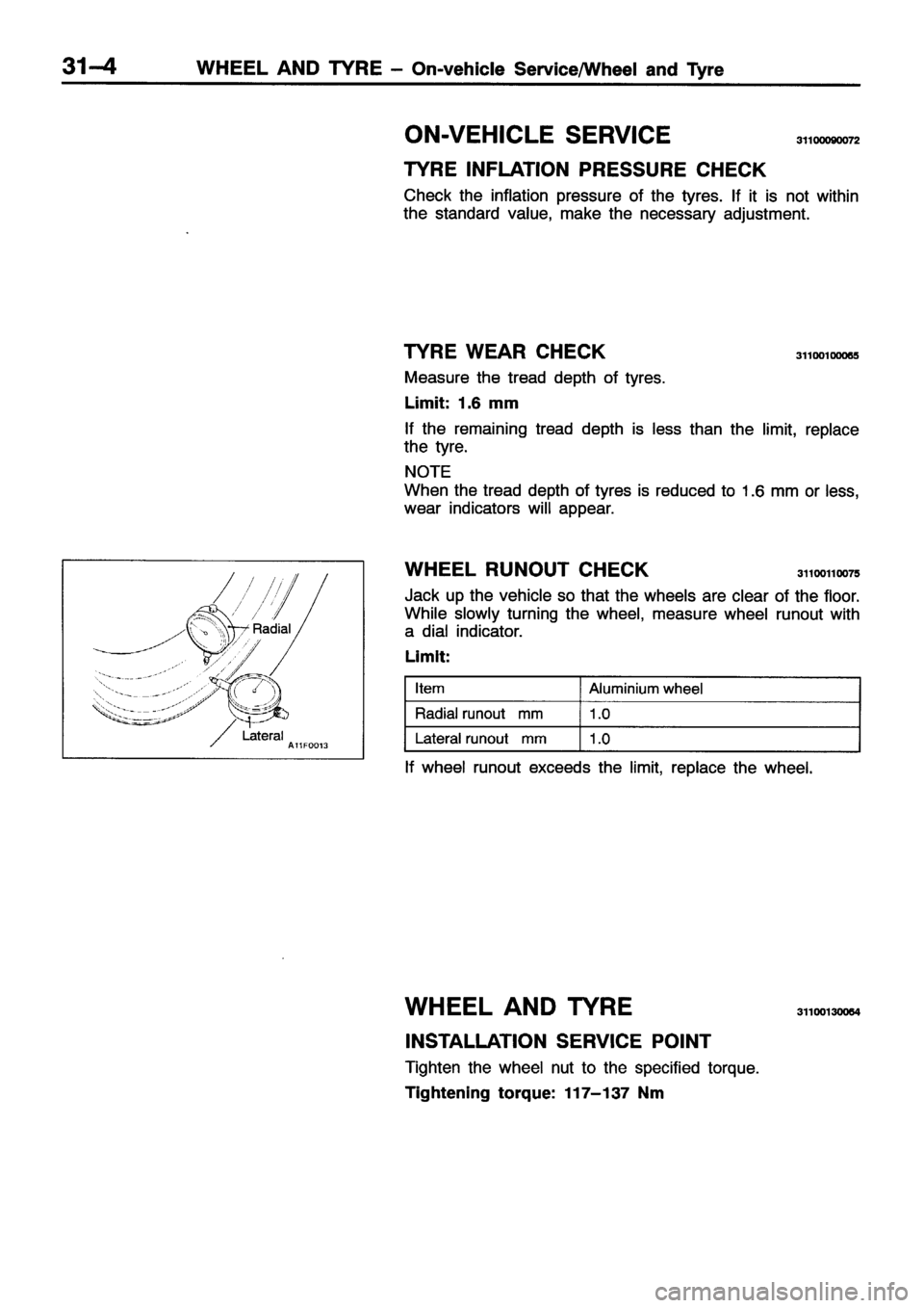 MITSUBISHI ECLIPSE 1996 Workshop Manual MITSUBISHI ECLIPSE 1996 Workshop Manual