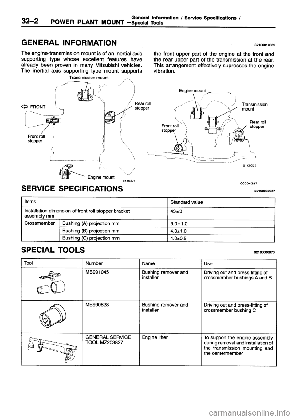 MITSUBISHI ECLIPSE 1996  Workshop Manual 