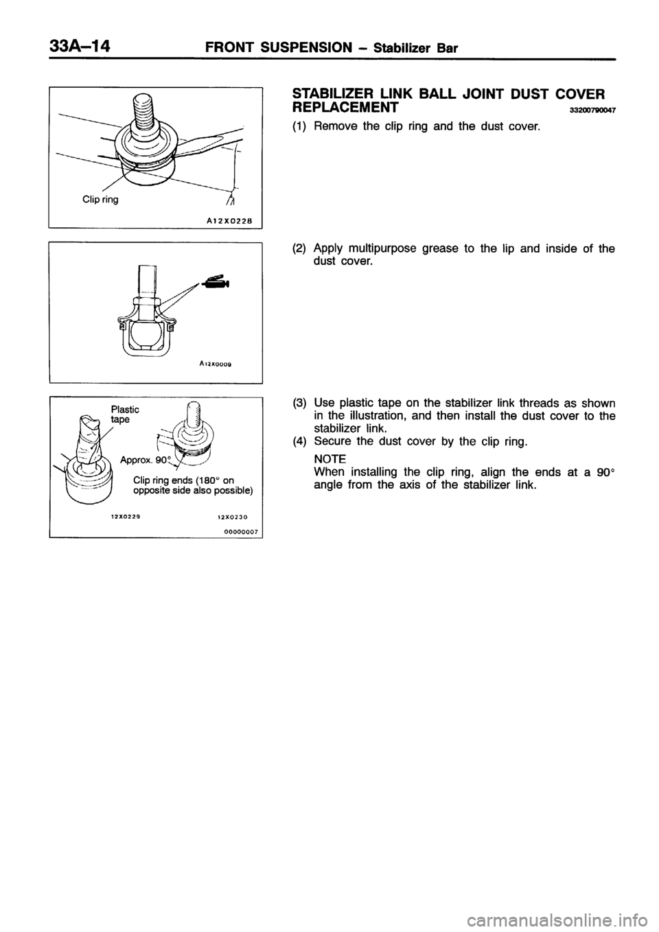MITSUBISHI ECLIPSE 1996 Workshop Manual MITSUBISHI ECLIPSE 1996 Workshop Manual