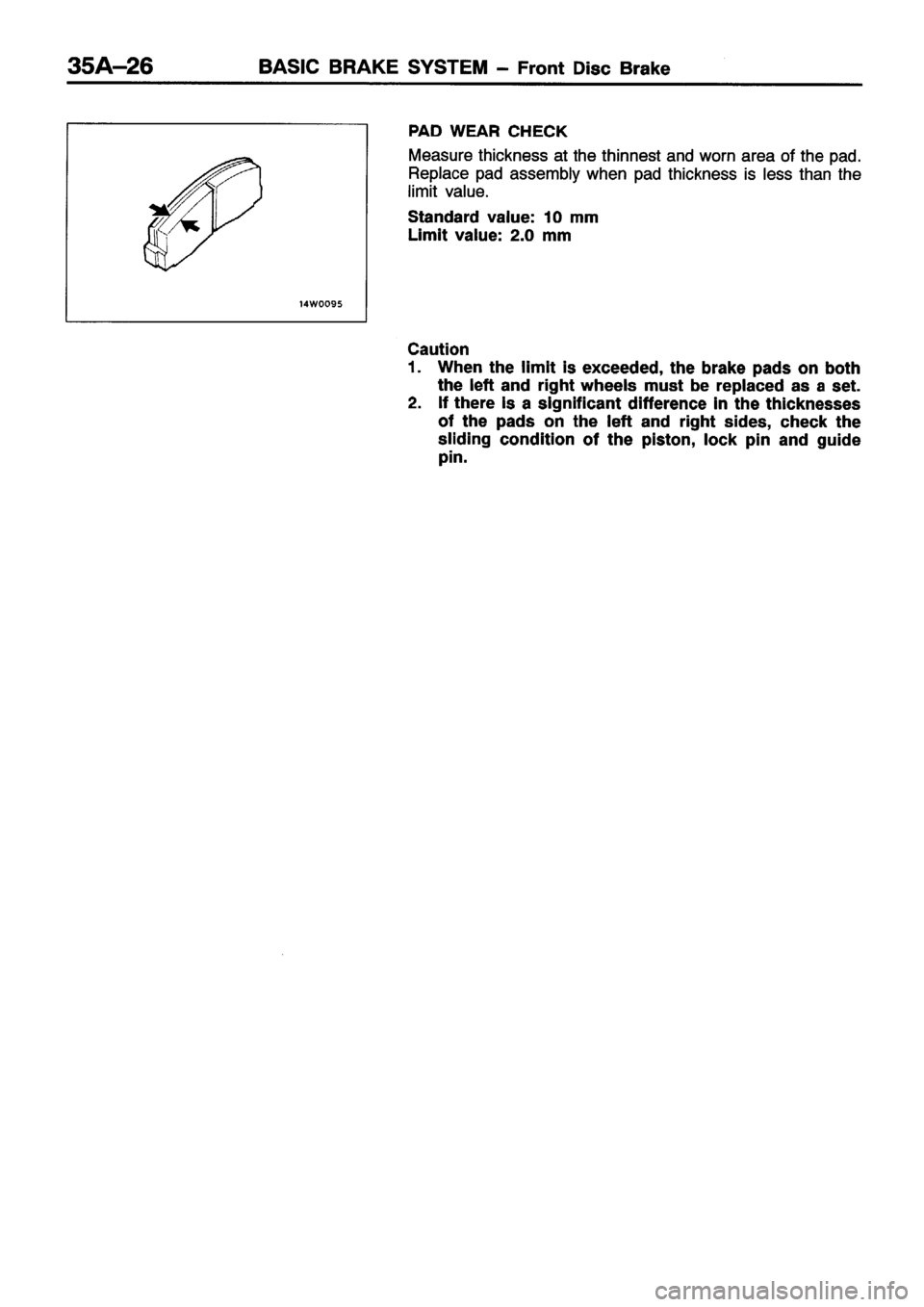 MITSUBISHI ECLIPSE 1996 Workshop Manual MITSUBISHI ECLIPSE 1996 Workshop Manual
