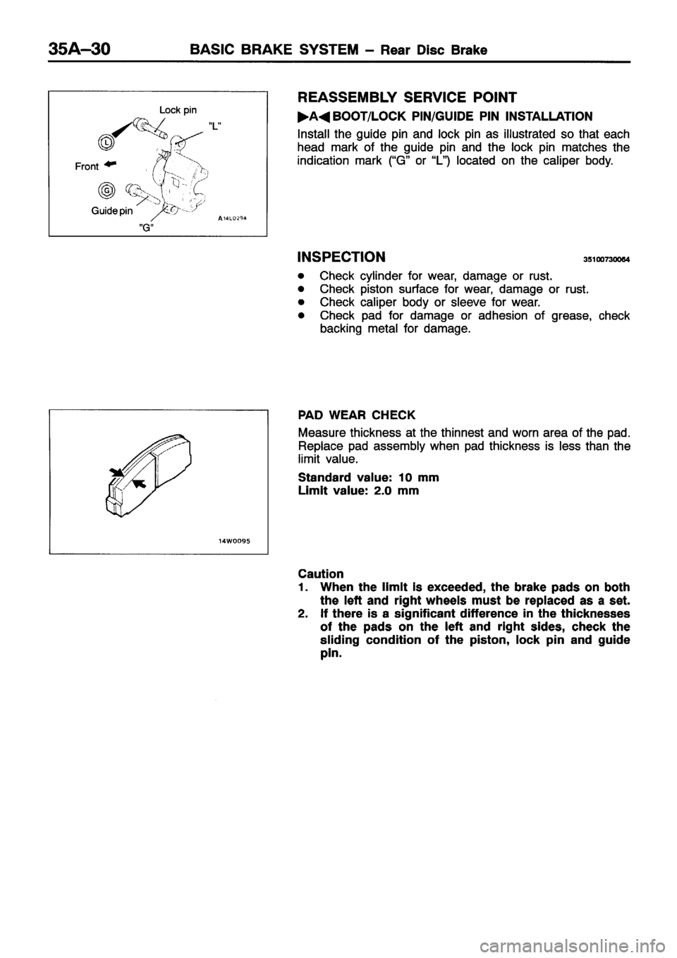 MITSUBISHI ECLIPSE 1996 Workshop Manual MITSUBISHI ECLIPSE 1996 Workshop Manual