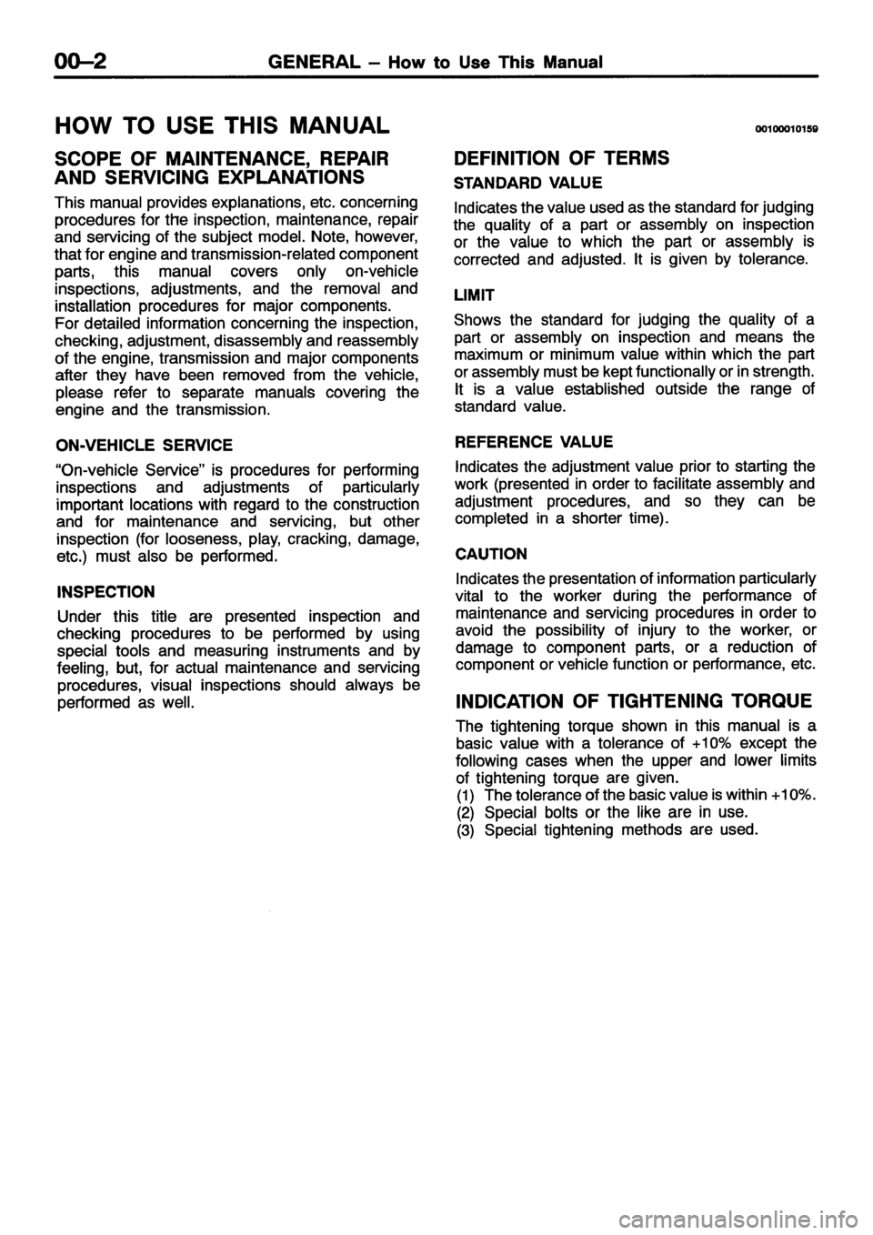 MITSUBISHI ECLIPSE 1996 Workshop Manual MITSUBISHI ECLIPSE 1996 Workshop Manual