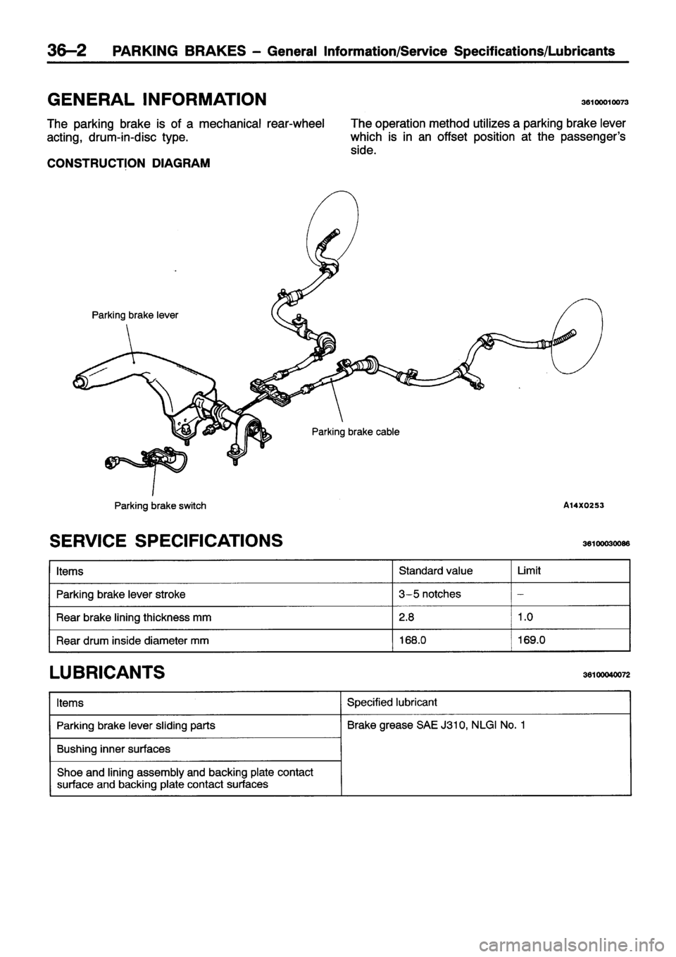 MITSUBISHI ECLIPSE 1996  Workshop Manual 