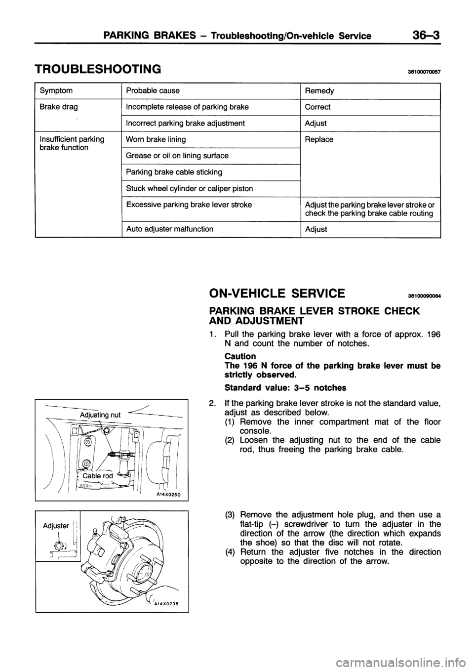 MITSUBISHI ECLIPSE 1996 Workshop Manual MITSUBISHI ECLIPSE 1996 Workshop Manual