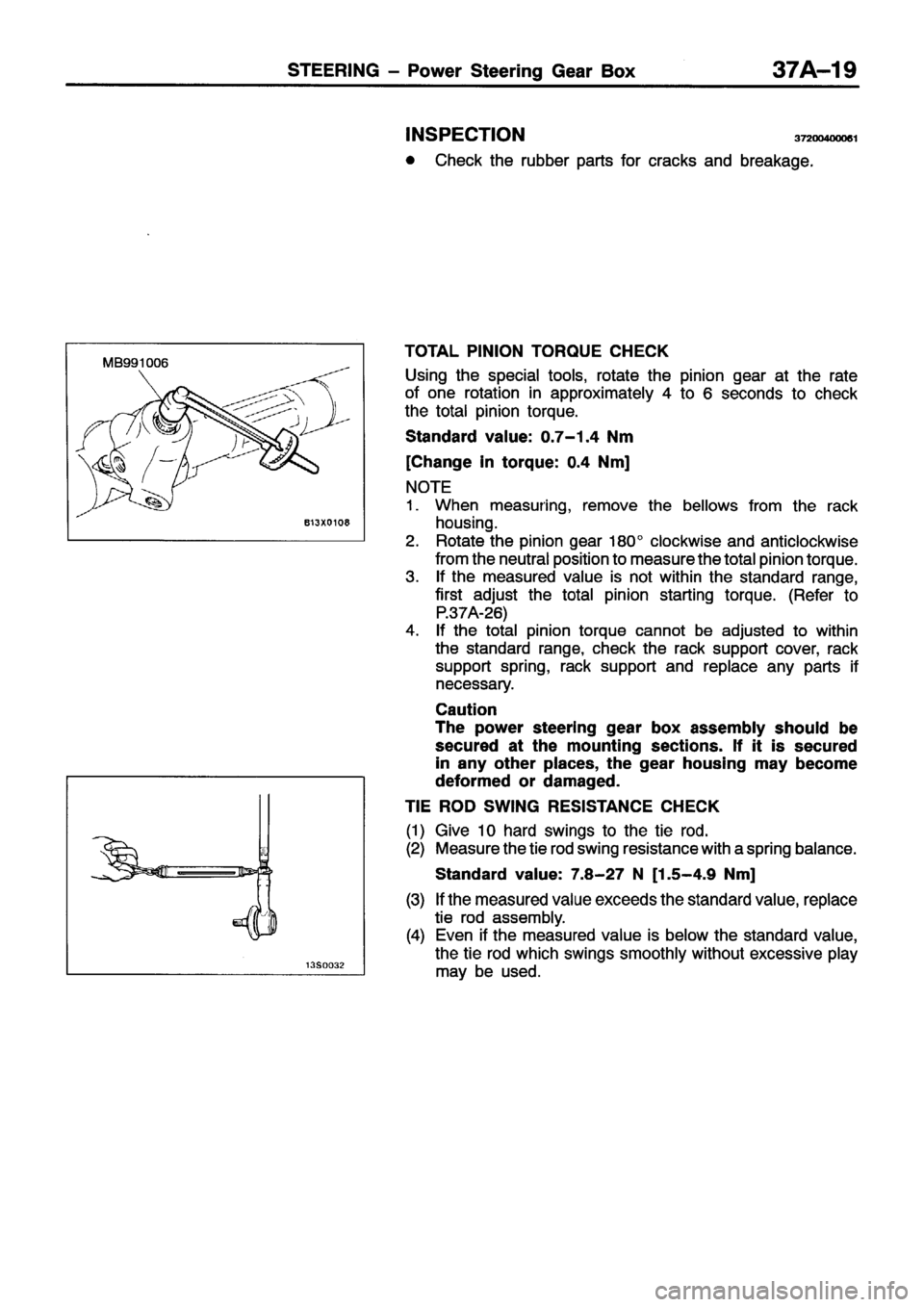 MITSUBISHI ECLIPSE 1996 Workshop Manual MITSUBISHI ECLIPSE 1996 Workshop Manual