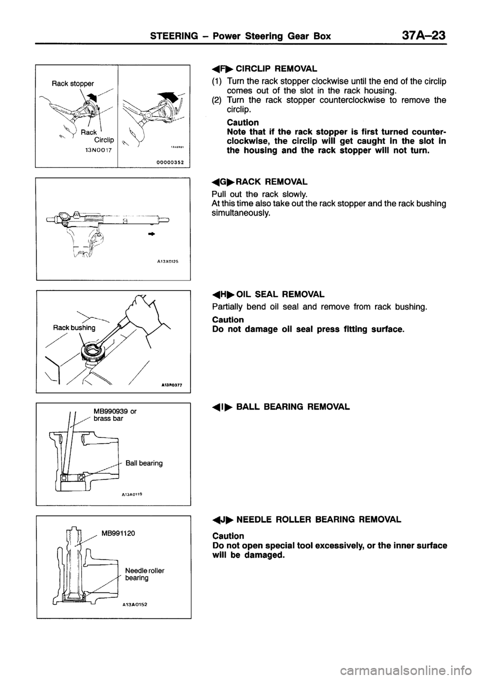 MITSUBISHI ECLIPSE 1996  Workshop Manual 