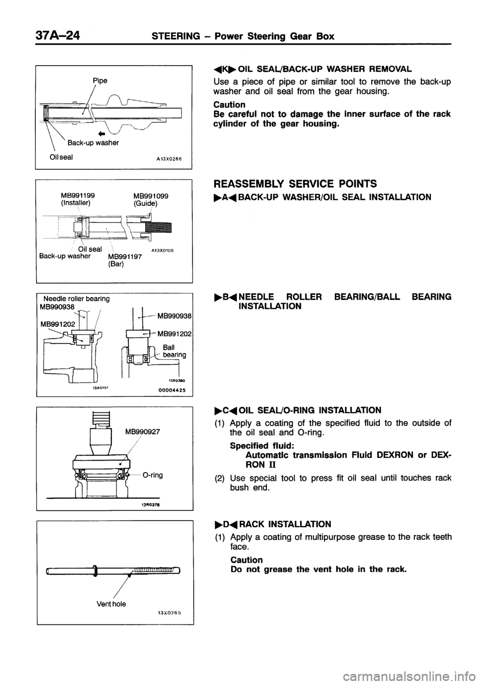 MITSUBISHI ECLIPSE 1996  Workshop Manual 