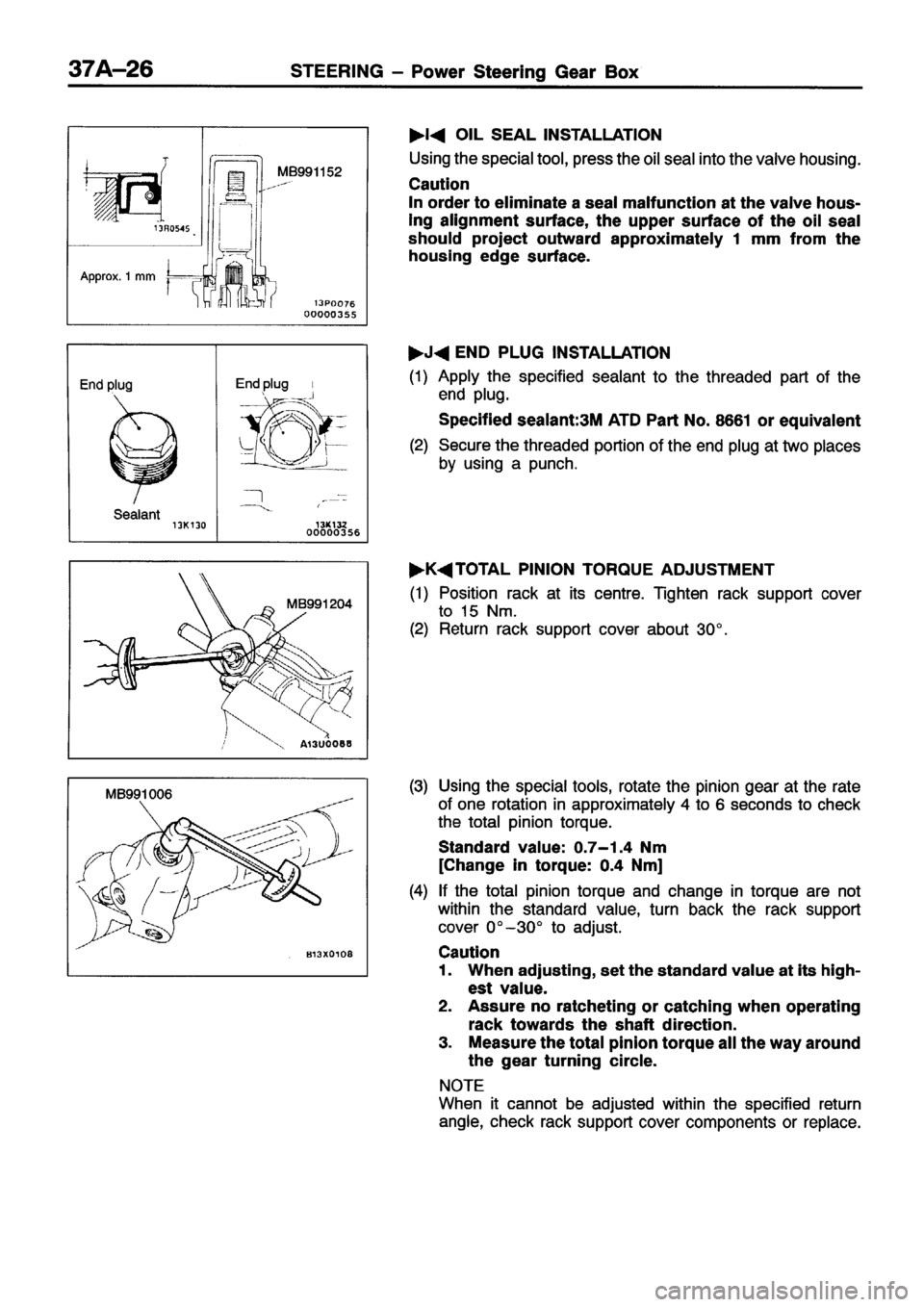 MITSUBISHI ECLIPSE 1996  Workshop Manual 