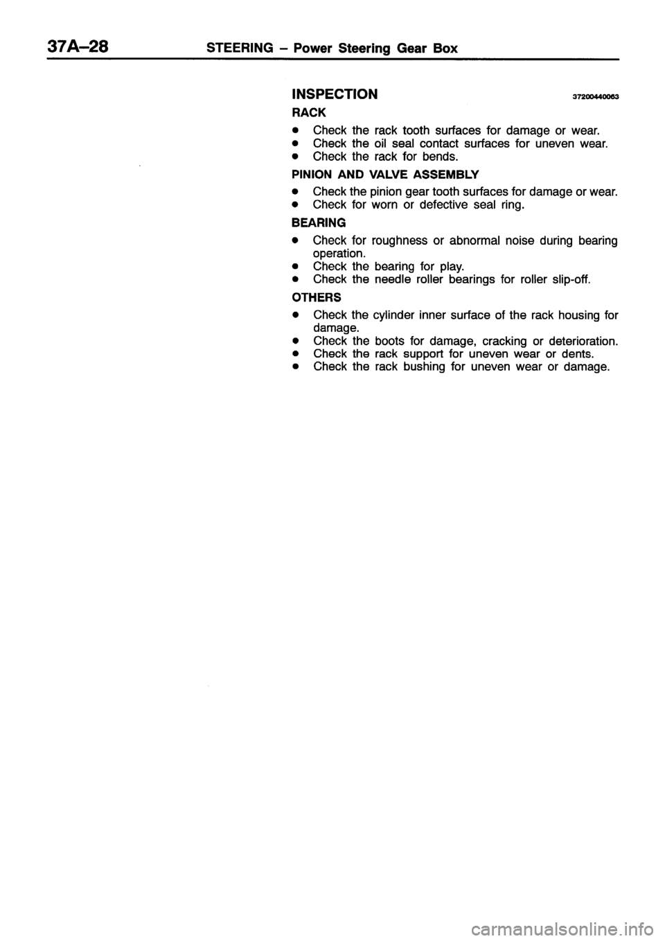MITSUBISHI ECLIPSE 1996  Workshop Manual 